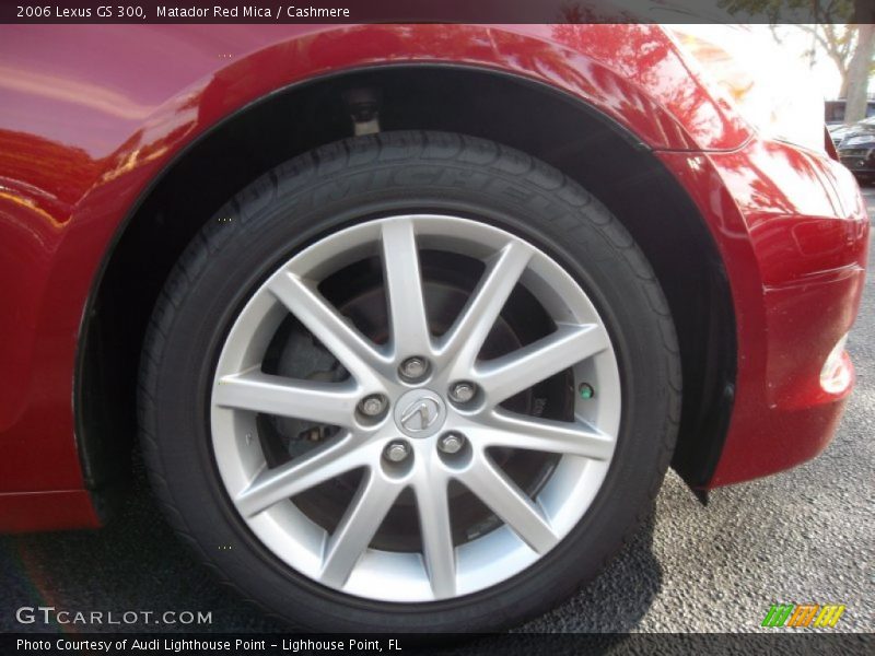 Matador Red Mica / Cashmere 2006 Lexus GS 300