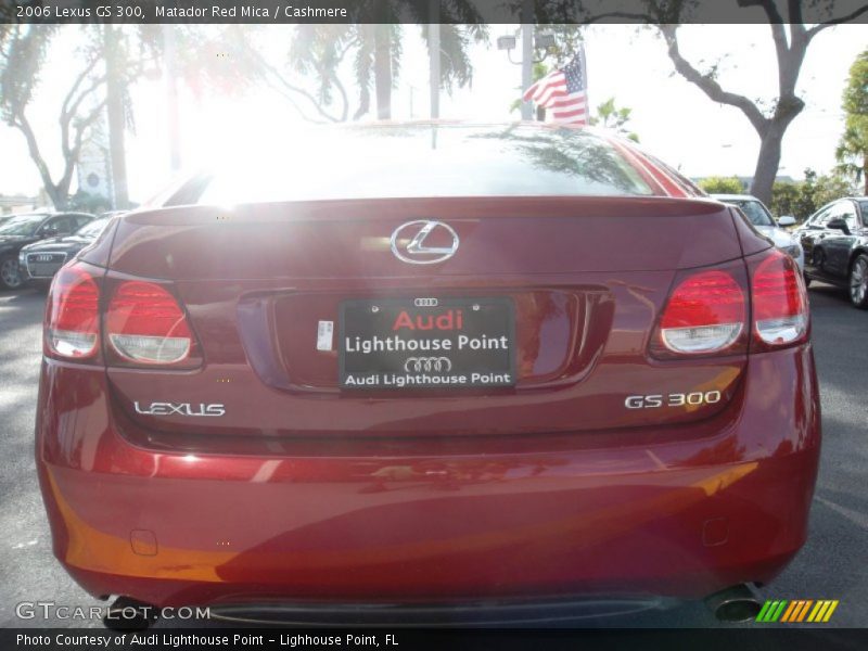 Matador Red Mica / Cashmere 2006 Lexus GS 300