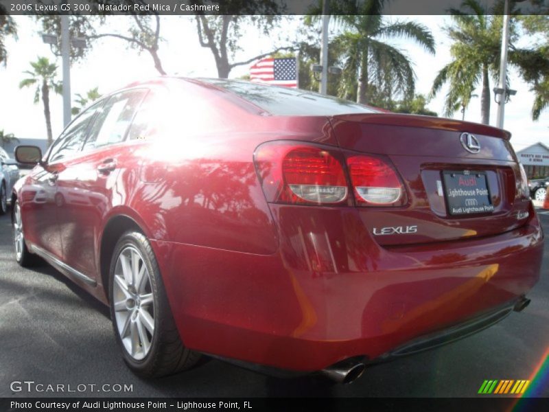 Matador Red Mica / Cashmere 2006 Lexus GS 300