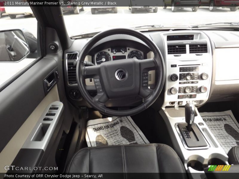Sterling Grey Metallic / Black 2011 Mercury Mariner Premier V6