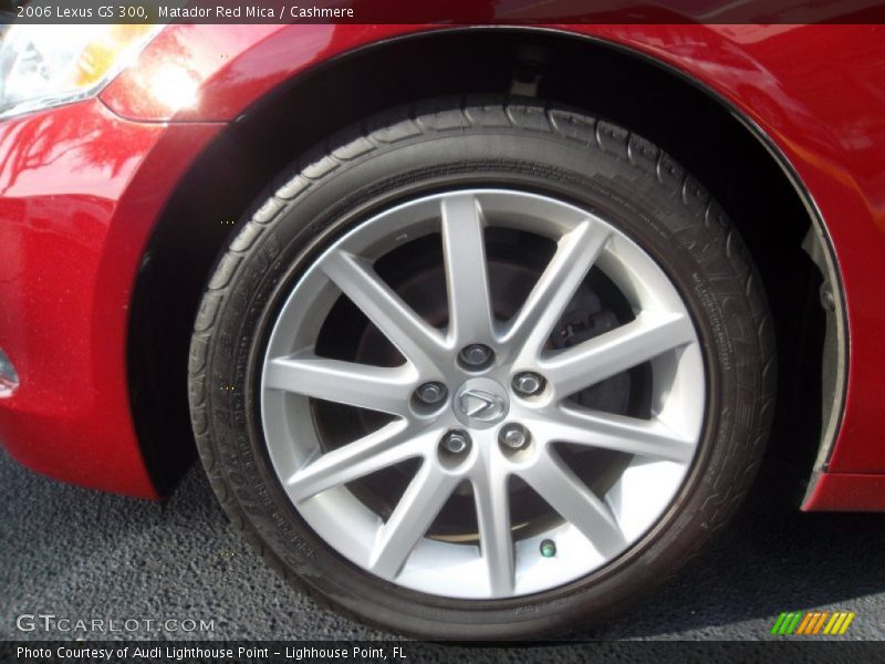 Matador Red Mica / Cashmere 2006 Lexus GS 300