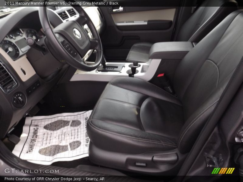 Sterling Grey Metallic / Black 2011 Mercury Mariner Premier V6