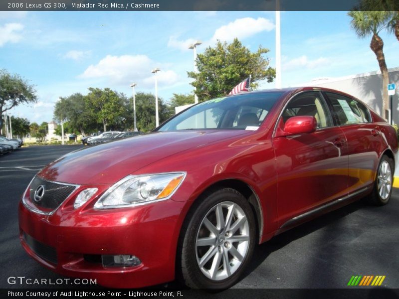 Matador Red Mica / Cashmere 2006 Lexus GS 300