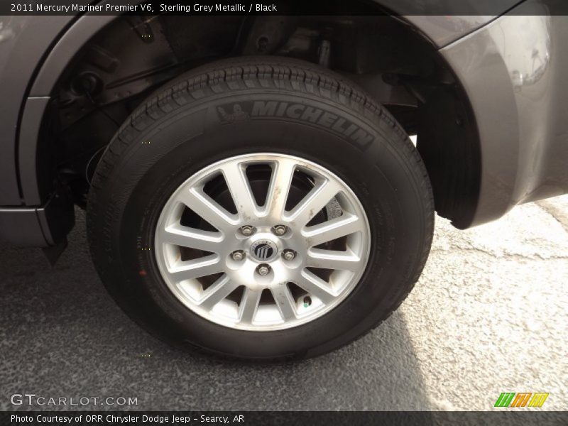 Sterling Grey Metallic / Black 2011 Mercury Mariner Premier V6