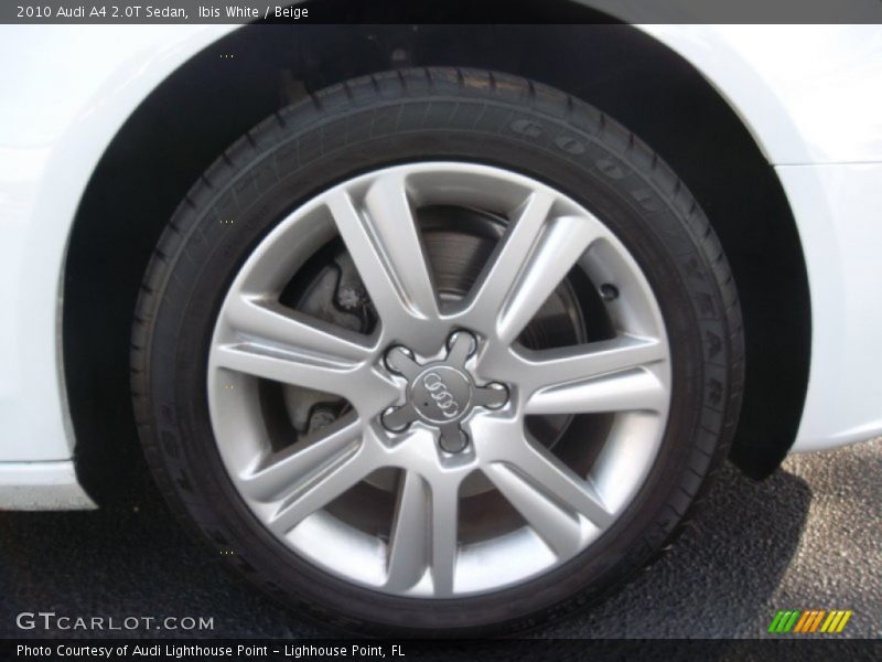Ibis White / Beige 2010 Audi A4 2.0T Sedan