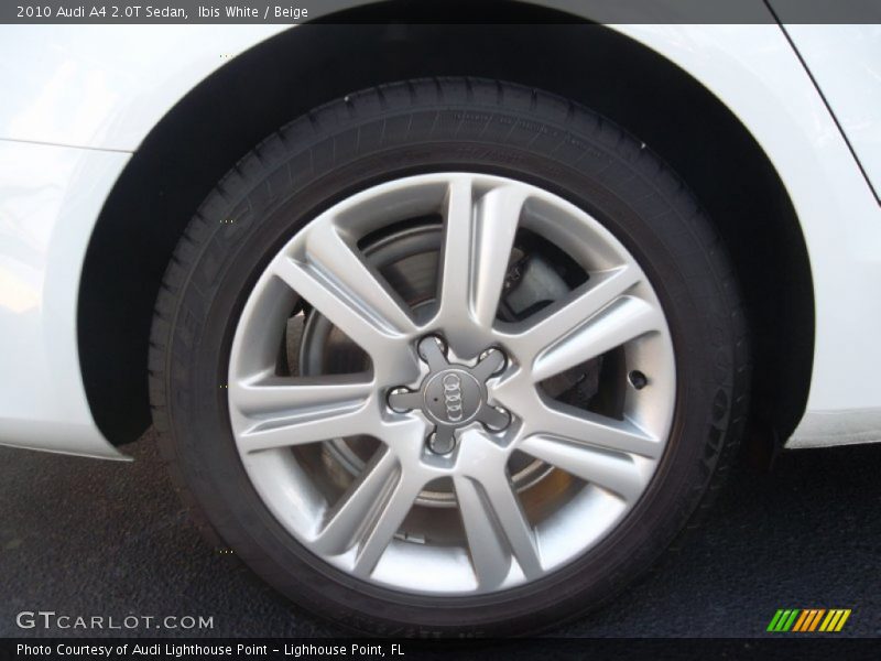 Ibis White / Beige 2010 Audi A4 2.0T Sedan