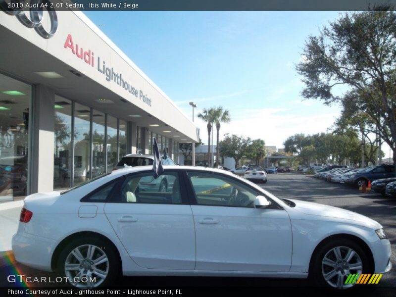 Ibis White / Beige 2010 Audi A4 2.0T Sedan