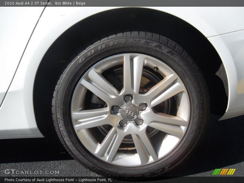 Ibis White / Beige 2010 Audi A4 2.0T Sedan