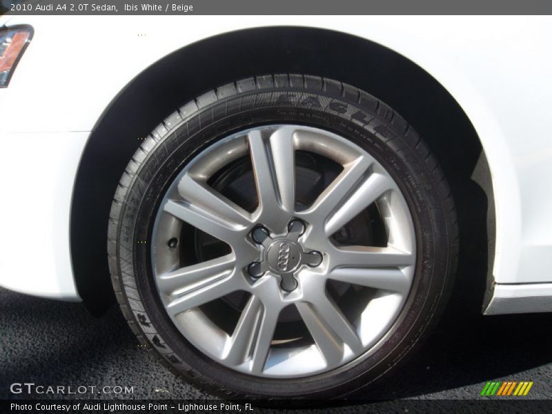 Ibis White / Beige 2010 Audi A4 2.0T Sedan