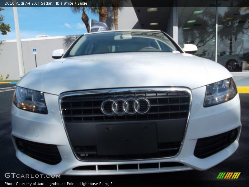 Ibis White / Beige 2010 Audi A4 2.0T Sedan