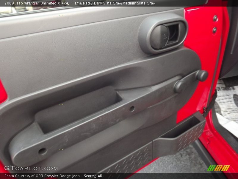 Flame Red / Dark Slate Gray/Medium Slate Gray 2009 Jeep Wrangler Unlimited X 4x4