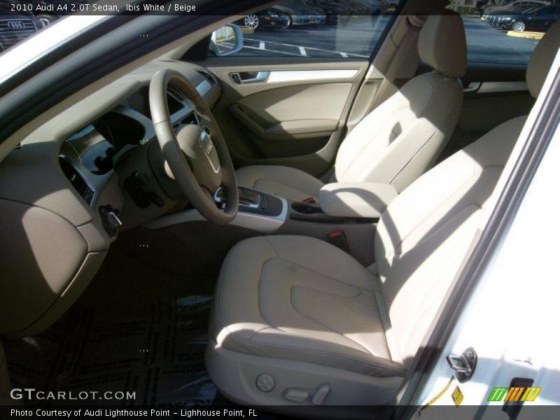  2010 A4 2.0T Sedan Beige Interior