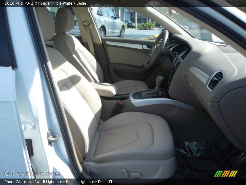 Ibis White / Beige 2010 Audi A4 2.0T Sedan