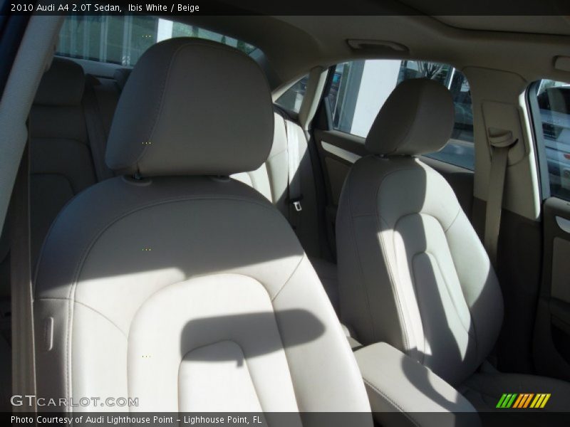 Ibis White / Beige 2010 Audi A4 2.0T Sedan
