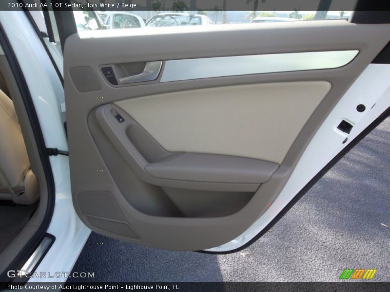 Ibis White / Beige 2010 Audi A4 2.0T Sedan