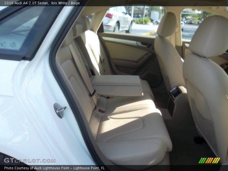 Ibis White / Beige 2010 Audi A4 2.0T Sedan