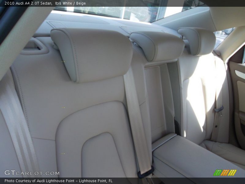 Ibis White / Beige 2010 Audi A4 2.0T Sedan