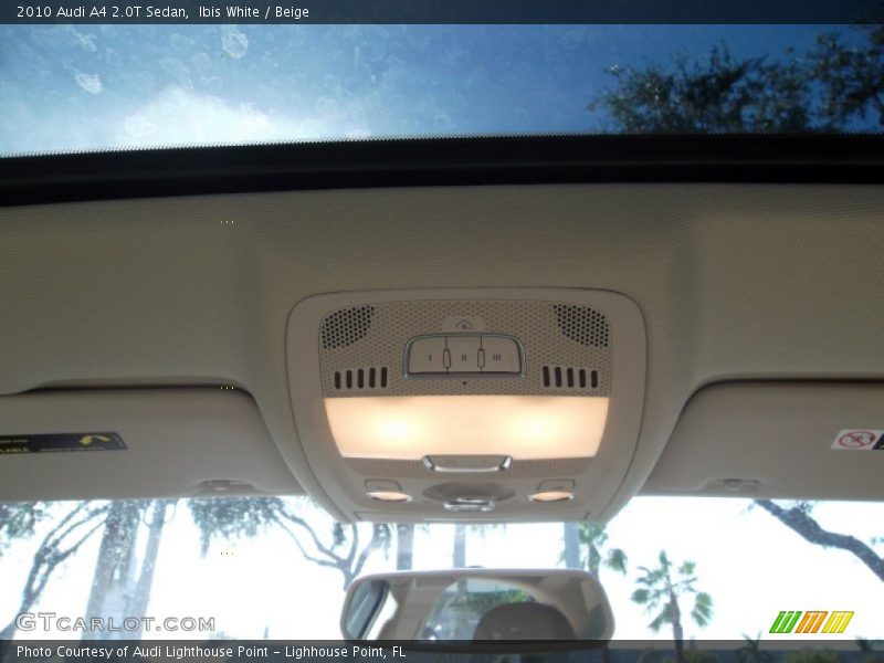 Ibis White / Beige 2010 Audi A4 2.0T Sedan