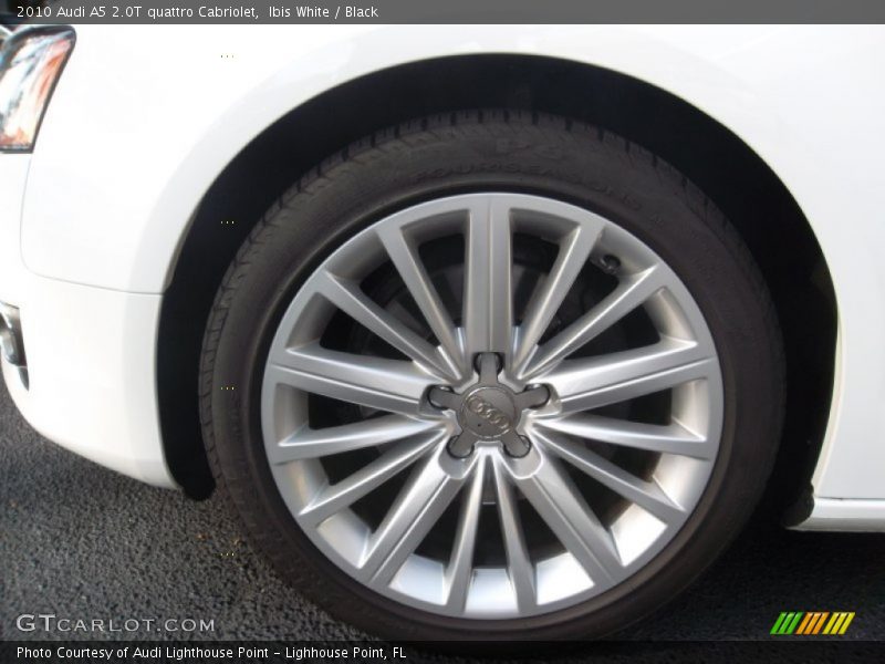 Ibis White / Black 2010 Audi A5 2.0T quattro Cabriolet