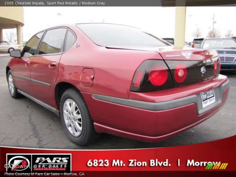 Sport Red Metallic / Medium Gray 2005 Chevrolet Impala