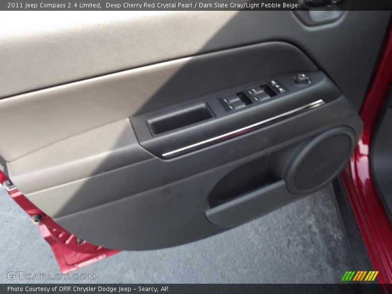 Deep Cherry Red Crystal Pearl / Dark Slate Gray/Light Pebble Beige 2011 Jeep Compass 2.4 Limited