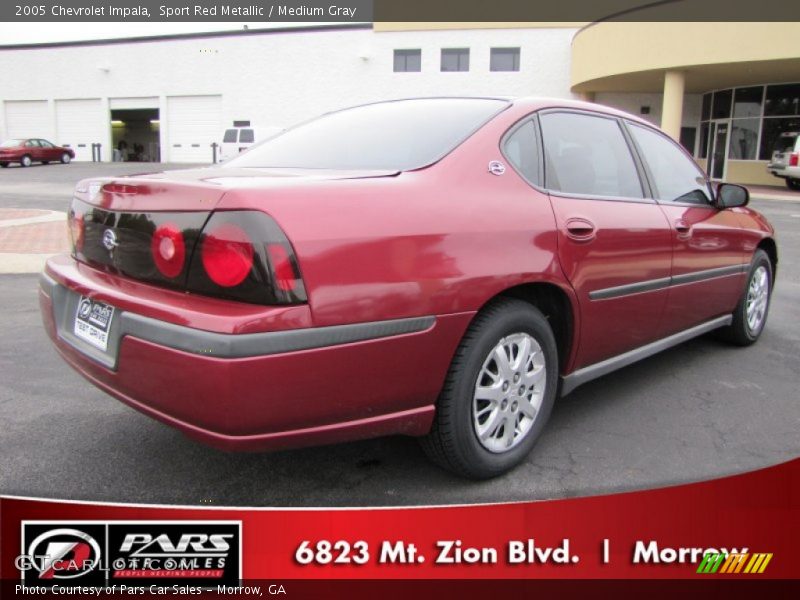 Sport Red Metallic / Medium Gray 2005 Chevrolet Impala