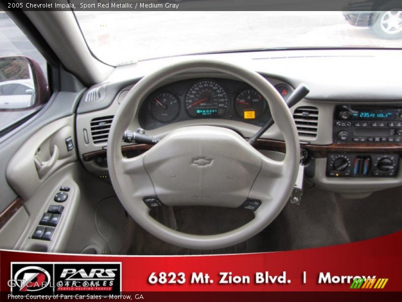 Sport Red Metallic / Medium Gray 2005 Chevrolet Impala