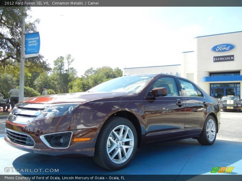 Cinnamon Metallic / Camel 2012 Ford Fusion SEL V6