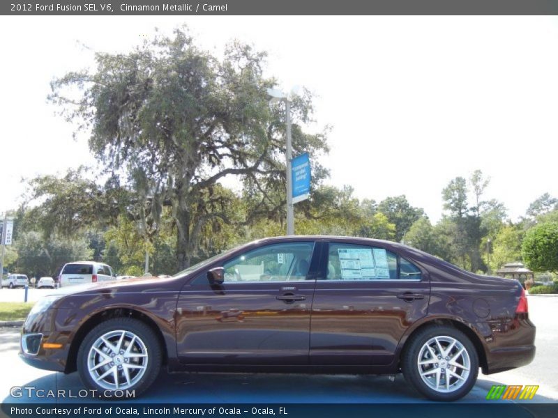 Cinnamon Metallic / Camel 2012 Ford Fusion SEL V6