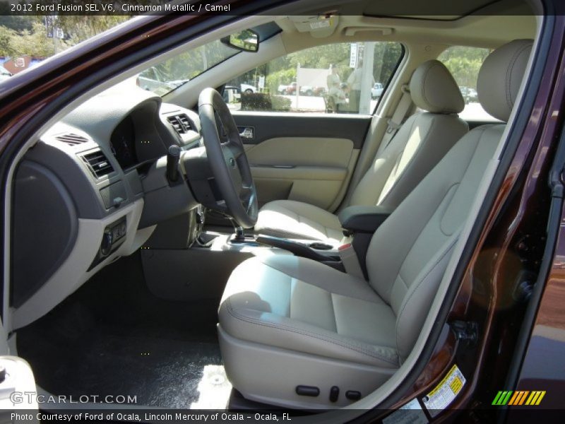 Cinnamon Metallic / Camel 2012 Ford Fusion SEL V6