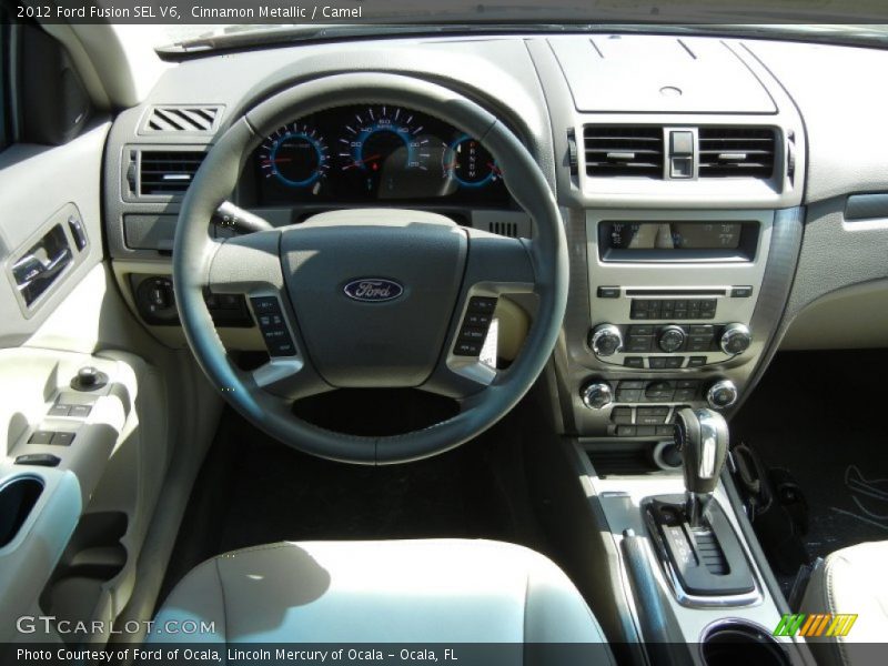 Cinnamon Metallic / Camel 2012 Ford Fusion SEL V6