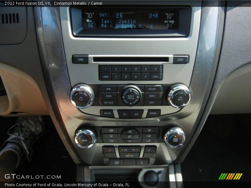 Cinnamon Metallic / Camel 2012 Ford Fusion SEL V6