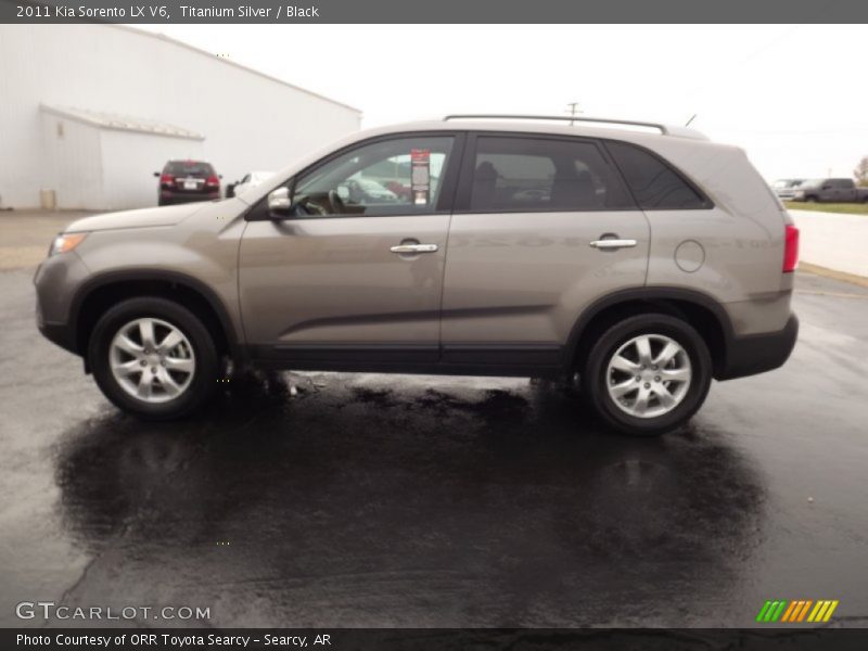 Titanium Silver / Black 2011 Kia Sorento LX V6