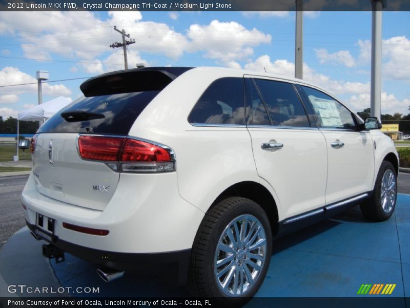 Crystal Champagne Tri-Coat / Medium Light Stone 2012 Lincoln MKX FWD