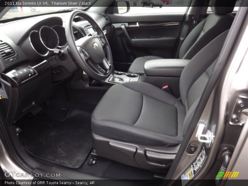 Titanium Silver / Black 2011 Kia Sorento LX V6