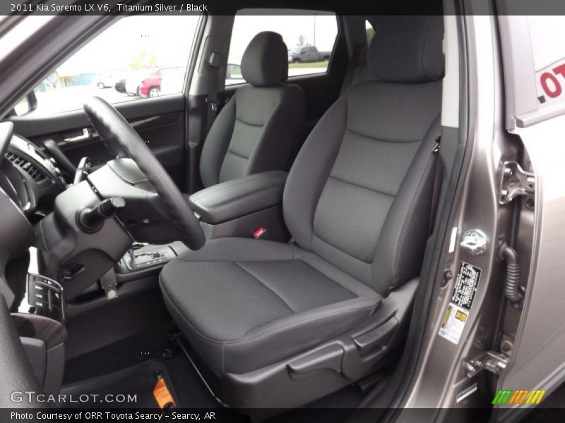 Titanium Silver / Black 2011 Kia Sorento LX V6