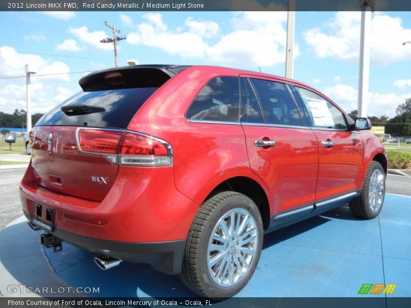 Red Candy Metallic / Medium Light Stone 2012 Lincoln MKX FWD