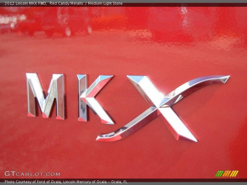 Red Candy Metallic / Medium Light Stone 2012 Lincoln MKX FWD