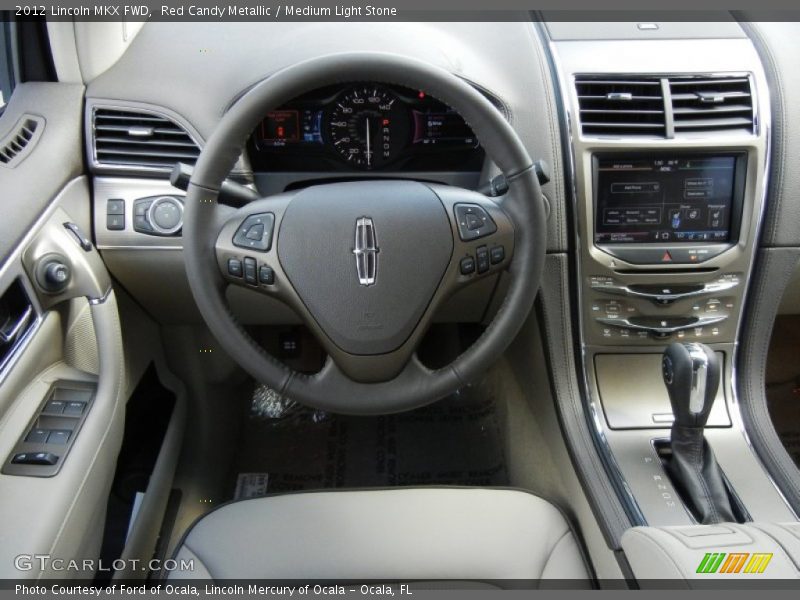 Red Candy Metallic / Medium Light Stone 2012 Lincoln MKX FWD