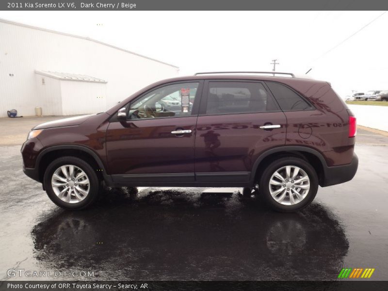 Dark Cherry / Beige 2011 Kia Sorento LX V6