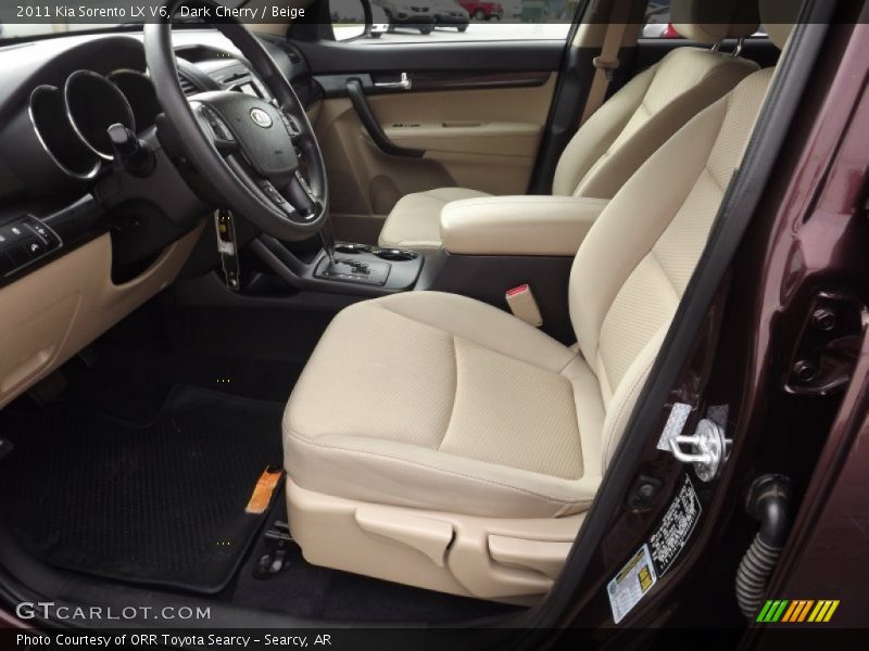 Dark Cherry / Beige 2011 Kia Sorento LX V6
