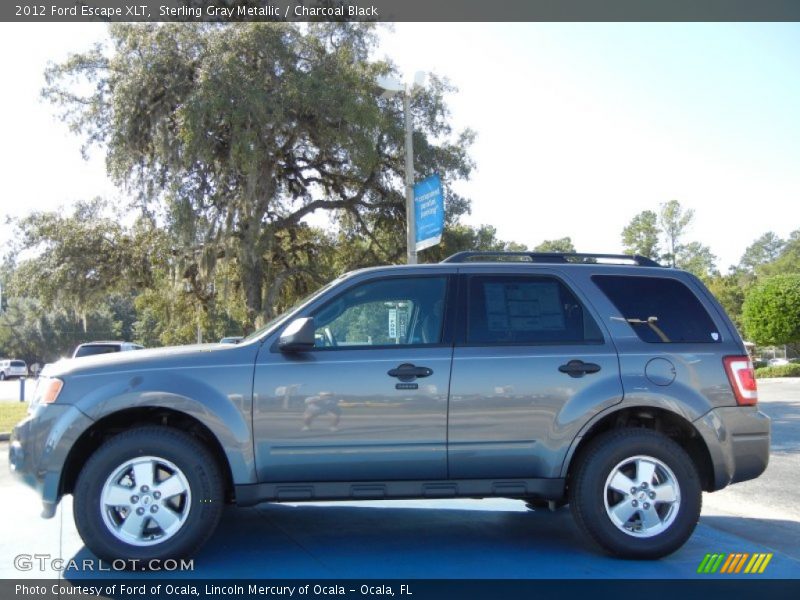 Sterling Gray Metallic / Charcoal Black 2012 Ford Escape XLT