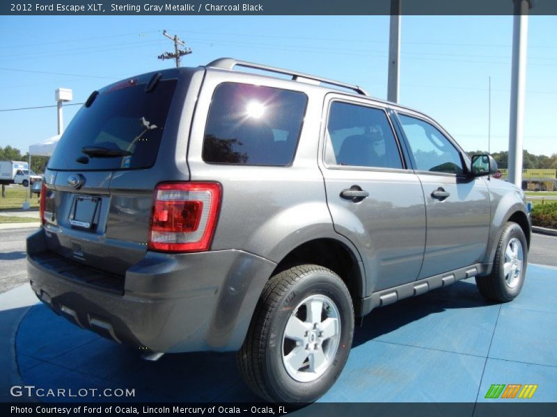 Sterling Gray Metallic / Charcoal Black 2012 Ford Escape XLT