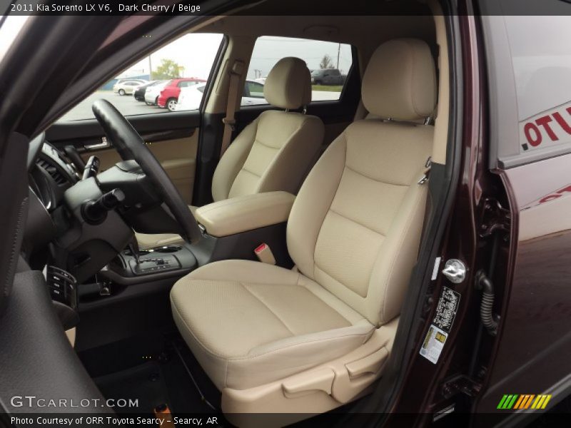 Dark Cherry / Beige 2011 Kia Sorento LX V6