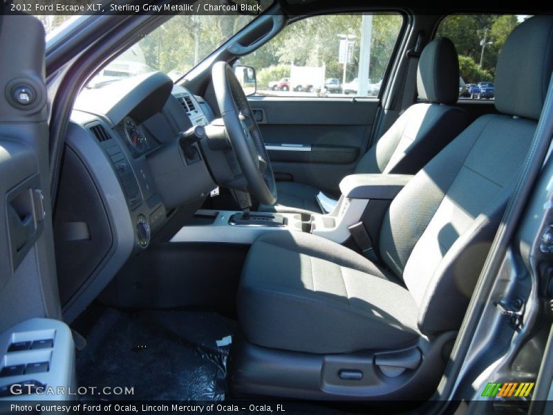 Sterling Gray Metallic / Charcoal Black 2012 Ford Escape XLT
