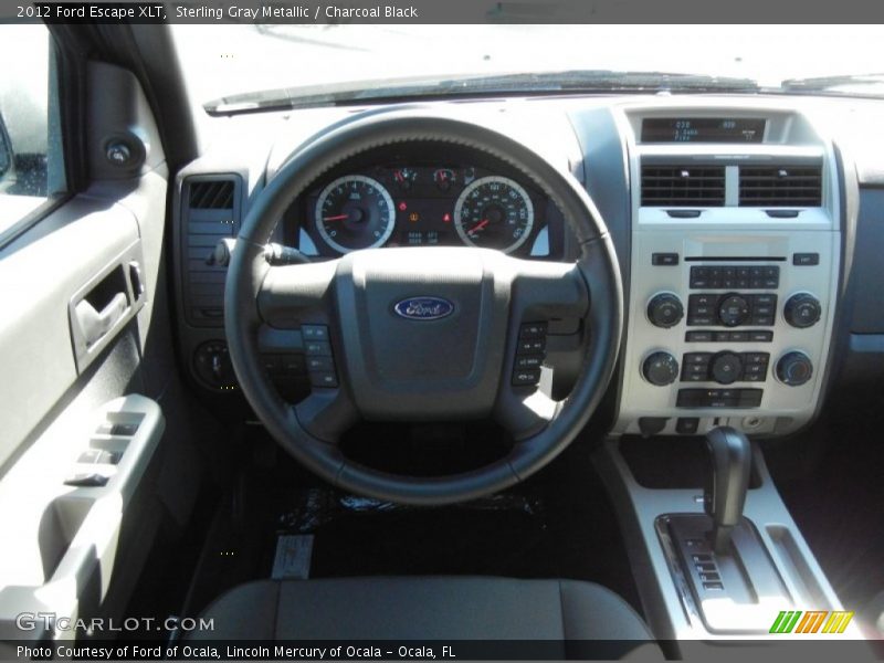 Sterling Gray Metallic / Charcoal Black 2012 Ford Escape XLT