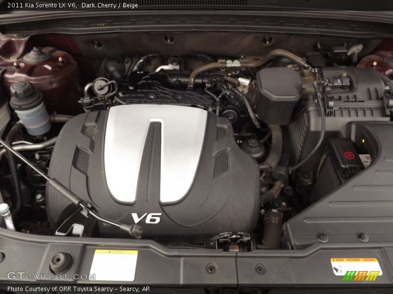 Dark Cherry / Beige 2011 Kia Sorento LX V6