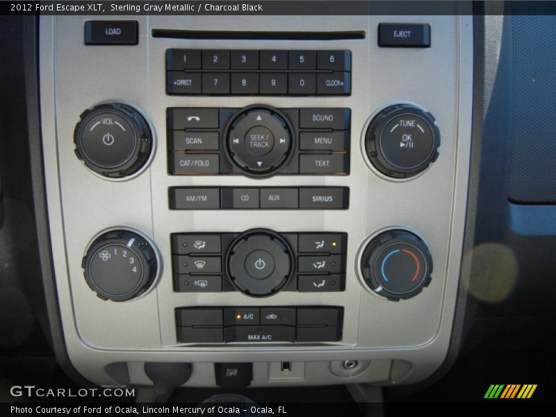 Sterling Gray Metallic / Charcoal Black 2012 Ford Escape XLT