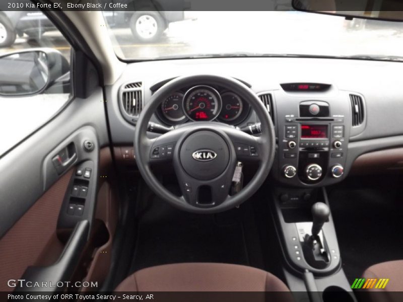 Ebony Black / Coffee 2010 Kia Forte EX