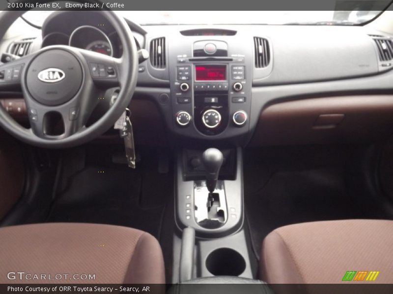 Ebony Black / Coffee 2010 Kia Forte EX
